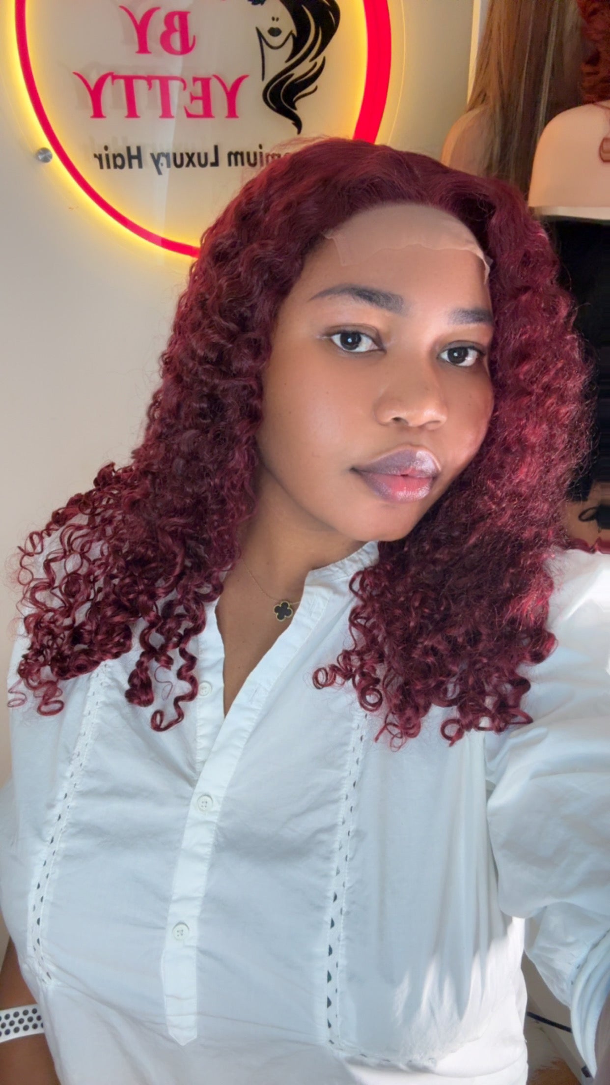 SDD donor pixie curls