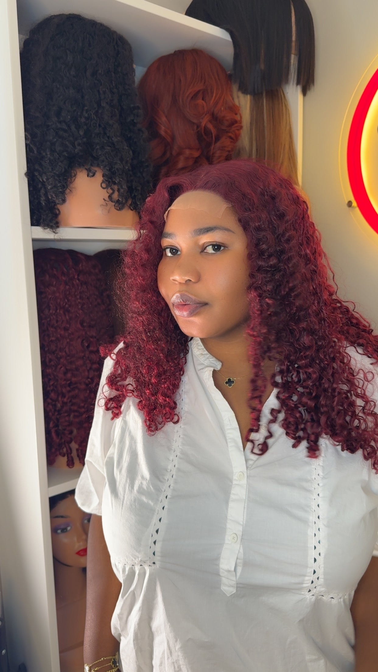 SDD donor pixie curls